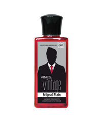 Hair treatment bottle, red label with dark cap, 200 ml Eclipsol Plain