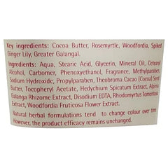 Himalaya Age Defying Hand Cream ingredient panel