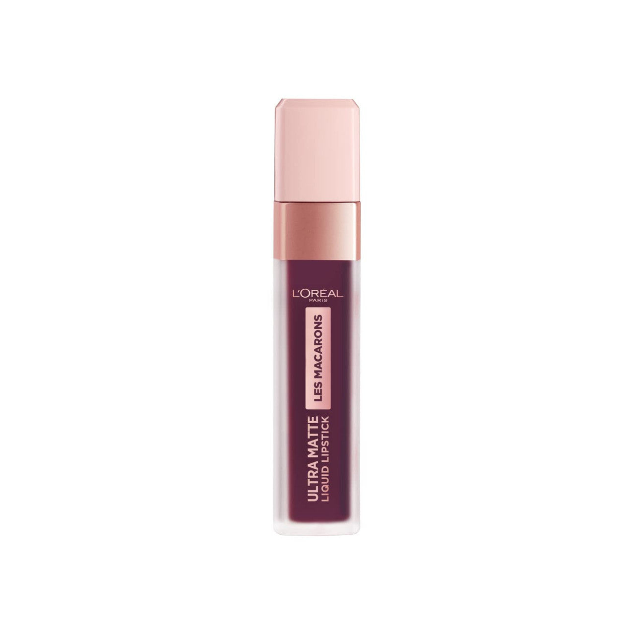 Ultra Matte liquid lipstick tube, dark berry shade 830