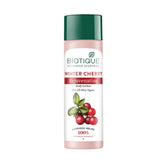 Winter cherry body nourisher bottle with green cap and pink label, 120 ml