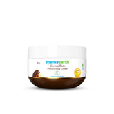 Cocoa Rich moisturizing cream jar, white lid and brown base, 50 g