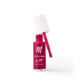 Fuchsia nail enamel bottle with brush, MyGlamm LIT