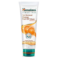 Himalaya orange peel-off mask tube, white with orange graphics and green cap