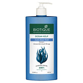 Shampoo bottle with pump, Ocean Kelp Anti Hair Fall label, 650 ml