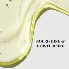 Nourishing & moisturising shampoo swirl graphic