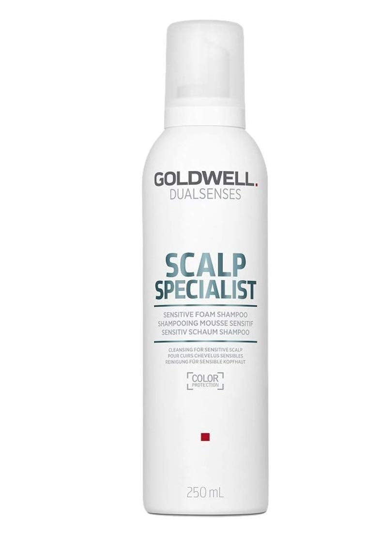 Goldwell Dualsenses Scalp Specialist sensitive foam shampoo bottle, 250 mL