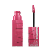 Pink Maybelline Vinyl Ink liquid lipstick with applicator tip, Coy