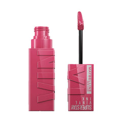 Pink Maybelline Vinyl Ink liquid lipstick with applicator tip, Coy