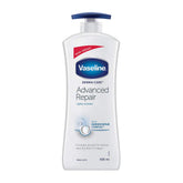 Vaseline Derma Care Advanced Repair body lotion bottle, 400 ml with pump top