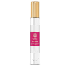 Gulnar intense perfume 10 ml bottle with gold cap, clear body, and magenta label