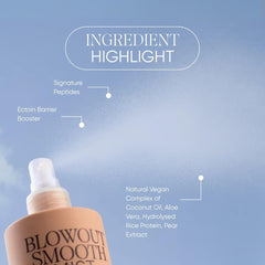 Ingredient highlight graphic with signature peptides and barrier booster callouts
