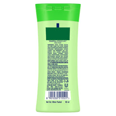 Vaseline Intensive Care aloe fresh body lotion bottle with back info and ingredient panel
