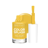 Yellow nail polish bottle with brush, shade No. 10