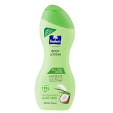 Parachute body lotion bottle, green aloe hydrate soothe, 250 ml
