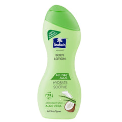 Parachute body lotion bottle, green aloe hydrate soothe, 250 ml