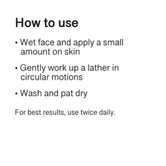 Neem foaming face wash usage: wet face, apply small amount, lather, rinse, pat dry