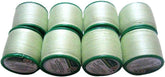 Green organic eyebrow threading thread spools, 8-pack
