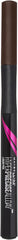 Brown-topped felt-tip eyeliner pen with printed barrel