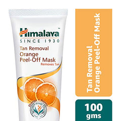 Himalaya orange peel-off mask tube with 100 g label panel