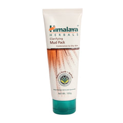Himalaya Clarifying Mud Pack tube for oily skin, white with green base, 100g