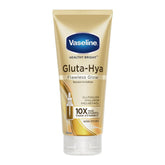 Vaseline Gluta-Hya flawless glow serum-in-lotion tube, gold cap, 200 ml