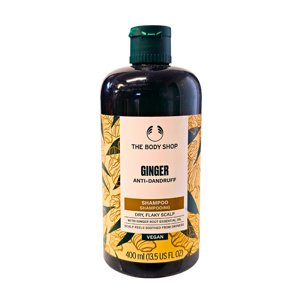 The Body Shop ginger anti-dandruff shampoo 400 ml bottle