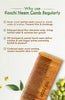 Large fine-tooth neem wood styling comb, oil treated finish and straight edge