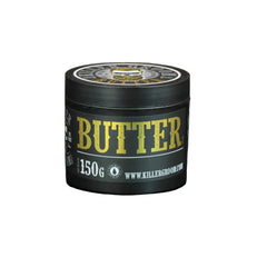 Killer Groom butter hair styling product, black 150g jar with BUTTER label