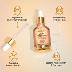 Swiss Beauty vitamin C serum bottle with dropper tip