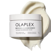 Olaplex Weightless Nourishing Mask jar with white lid and pale cream