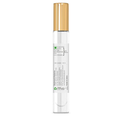 Gulnar intense perfume 10 ml bottle side label with details, gold cap, clear body
