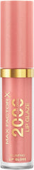Pink rose lip glaze bottle with gold collar and Lip Glaze label