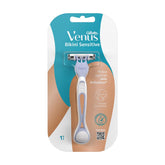 Gillette Venus Bikini Sensitive razor in retail blister packaging, 1 count