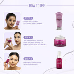 Lotus Herbals YouthRx night cream jar, pump bottle, and tube packaging on ad