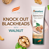 Face scrub tube, Himalaya blackhead clearing walnut with lemongrass, 100 g