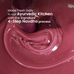Thick purple shampoo gel in a bowl with a smooth glossy texture