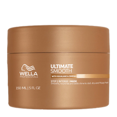Wella Professionals Ultimate Smooth hair mask jar, 150 ml, brown-gold container