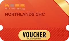 KESS hair and beauty voucher with VOUCHER label and valid for 36 months