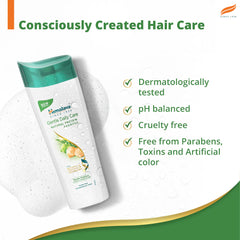 Gentle Daily Care Natural Protein Shampoo bottle with dermatologically tested badge
