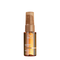 Wella Professionals Ultimate Smooth Miracle Oil serum bottle with pump