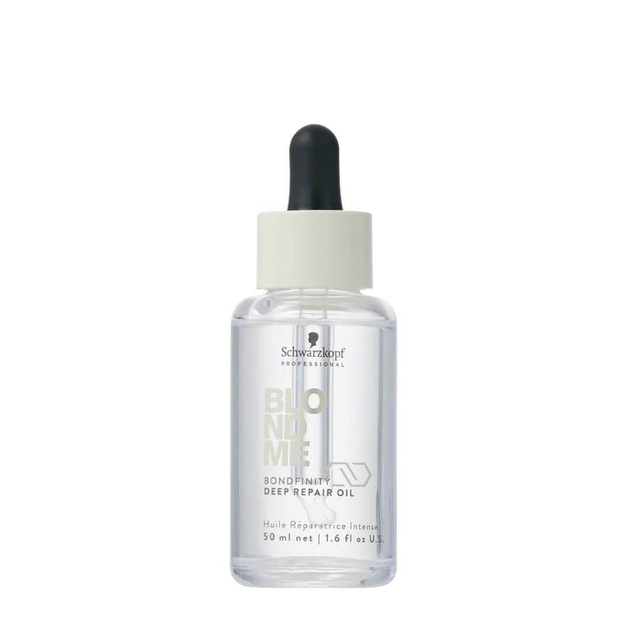 Schwarzkopf Blondme Bondfinity deep repair oil bottle with dropper, 50 ml