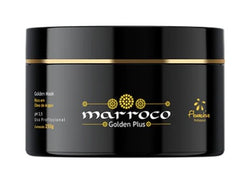 FP Marroco Golden Plus hair mask tub, black with gold band and logo