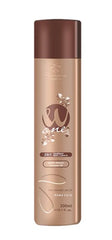 3-in-1 hair care conditioner bottle, 300 ml, brown and beige with label