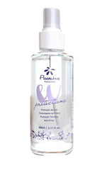Thermal protection spray bottle, clear liquid with white nozzle cap, 60 ml