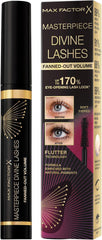 Volumizing mascara with black tube and gold label, plus Rich Black product box