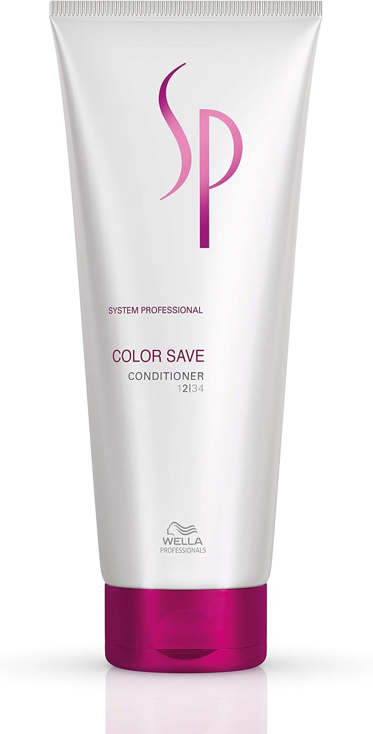 Wella SP Color Save conditioner tube, white with purple band