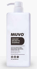 Muvo Coolest Brunette Shampoo 1L bottle with pump