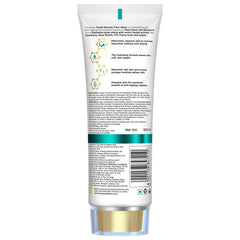 Youth Eternity face wash tube back panel, 100 ml, barcode label