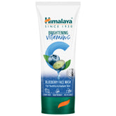 Himalaya face wash tube, white with blue blueberry label, Brightening Vitamin C, 50 ml