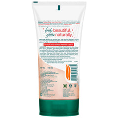 Kesar face wash tube back label with barcode and ingredient text, 150 ml